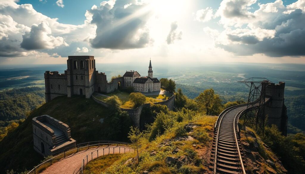 Burgruine Drachenfels Aussicht