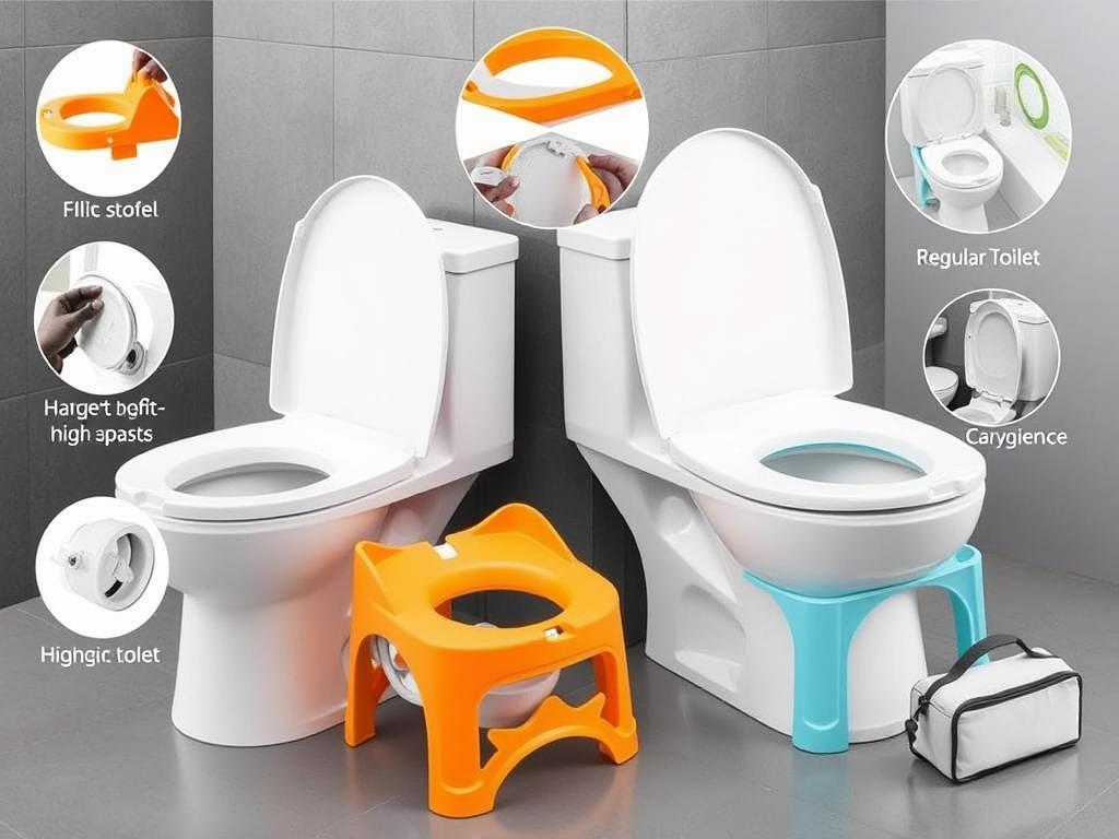 Faltbarer Kinder-Toilettensitz für unterwegs