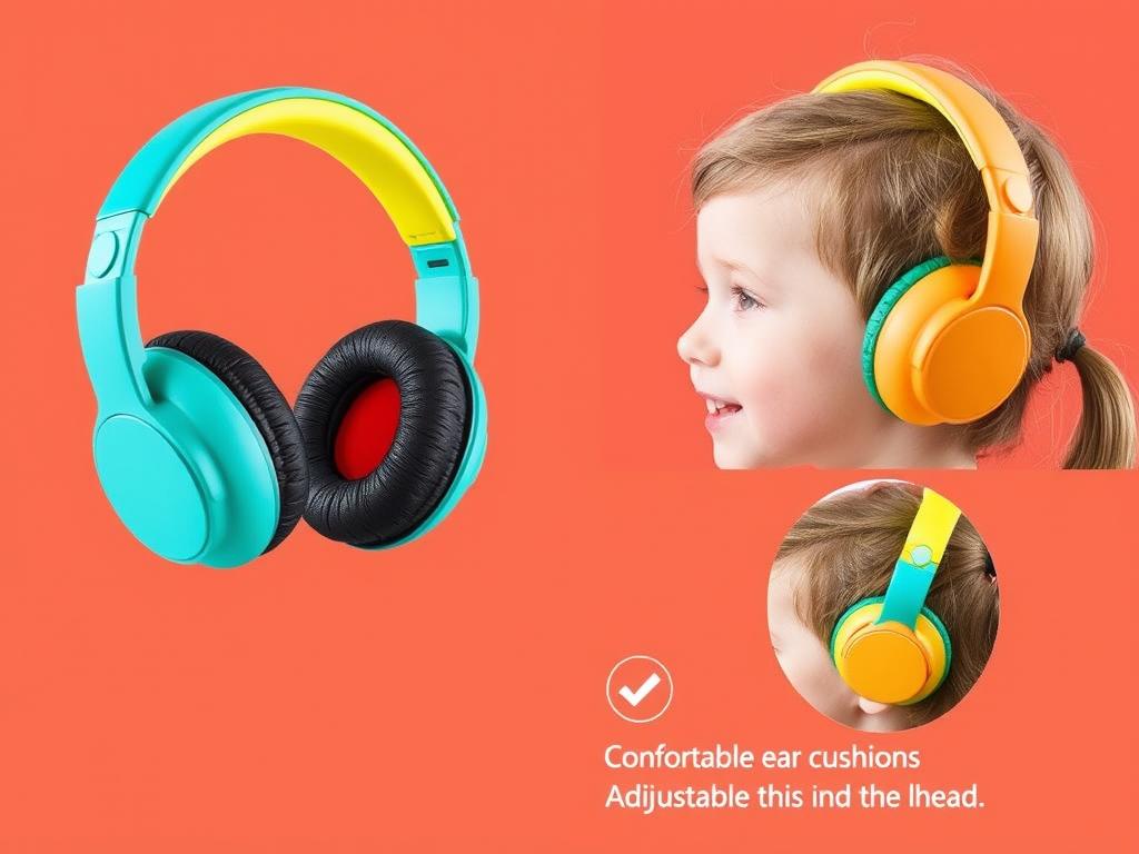 Kinderkopfhörer mit Lautstärkebegrenzung