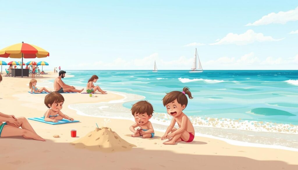 Ostsee Strand mit Kindern