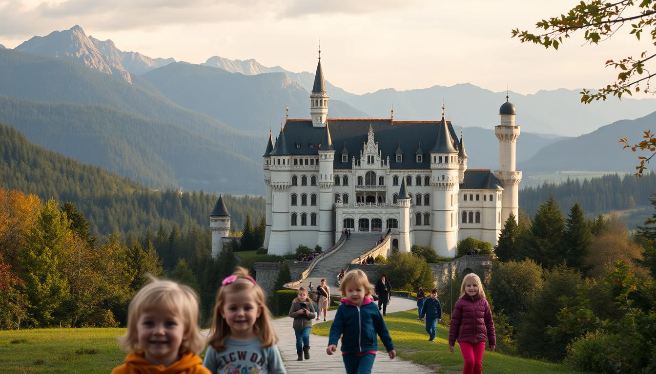 Schloss Neuschwanstein mit Kindern