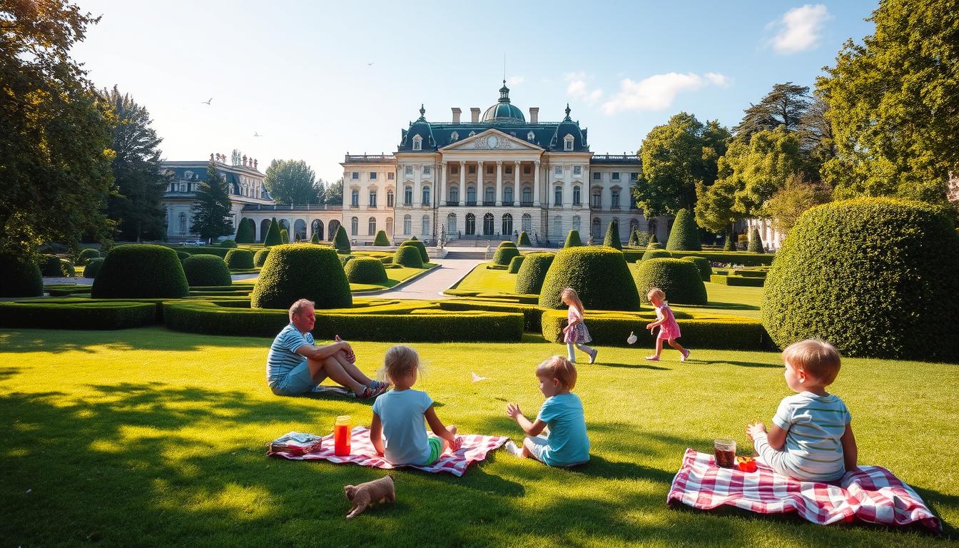 Schloss Sanssouci mit Kindern
