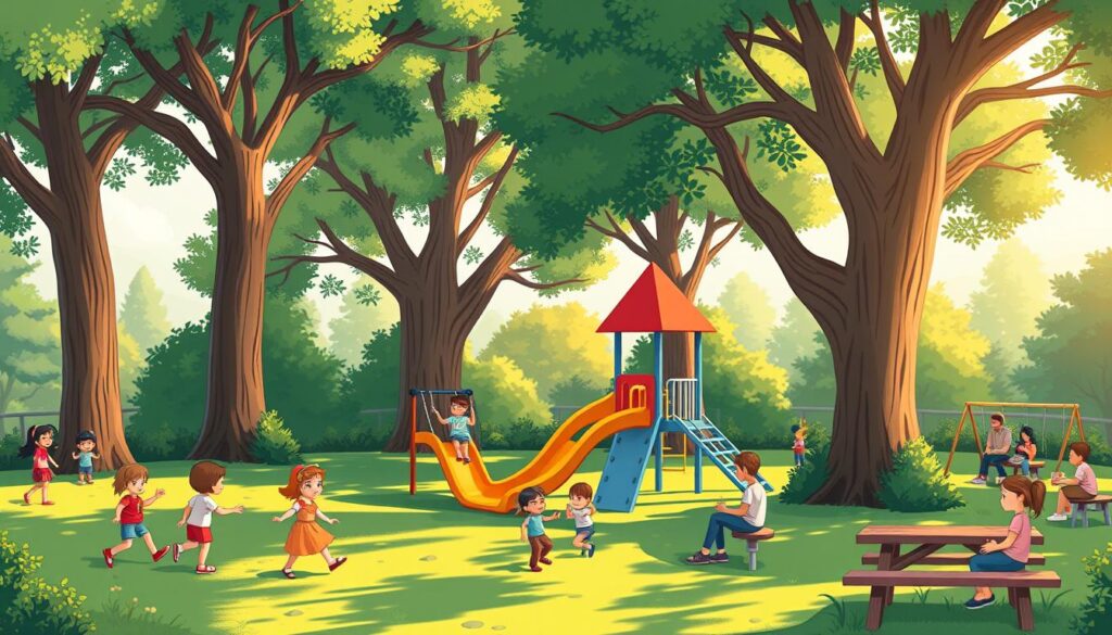 Spielplätze für Familien