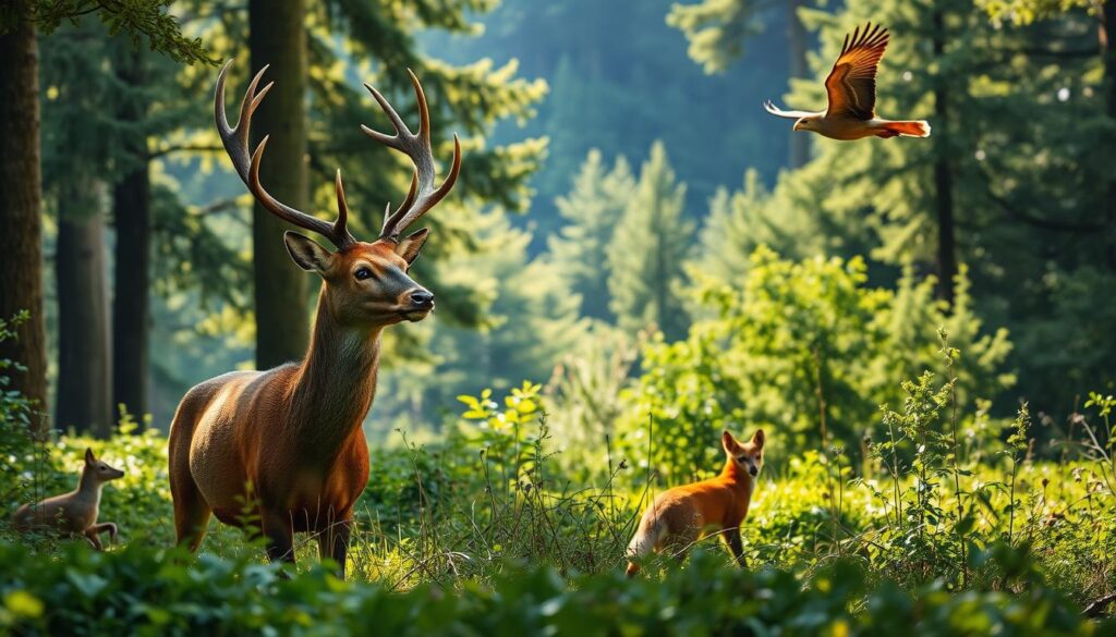 Wildtiere im Nationalpark Harz