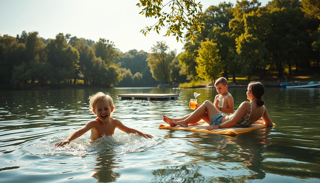 kurzurlaub am see mit kindern