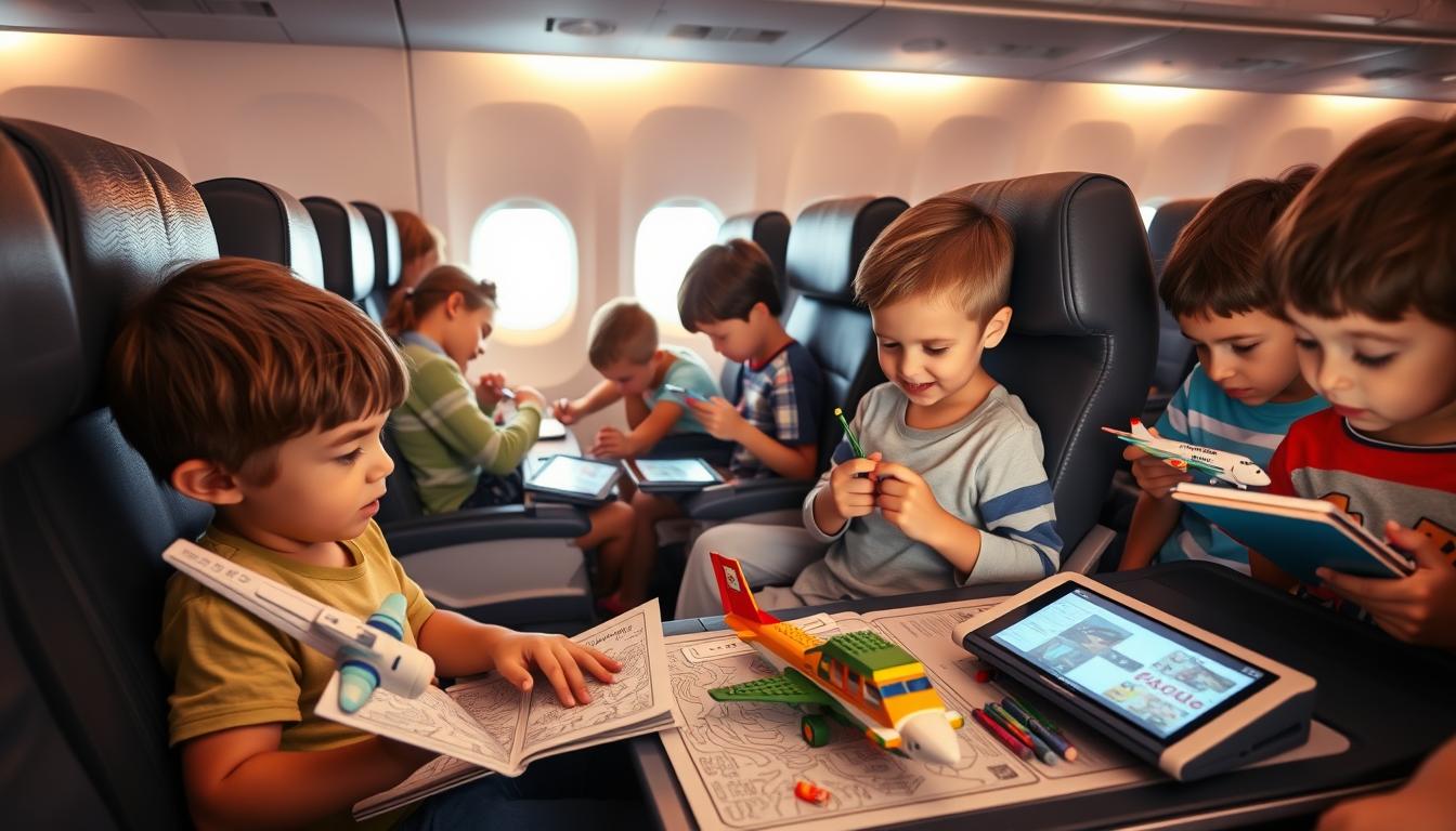 kinderbeschäftigung flugzeug