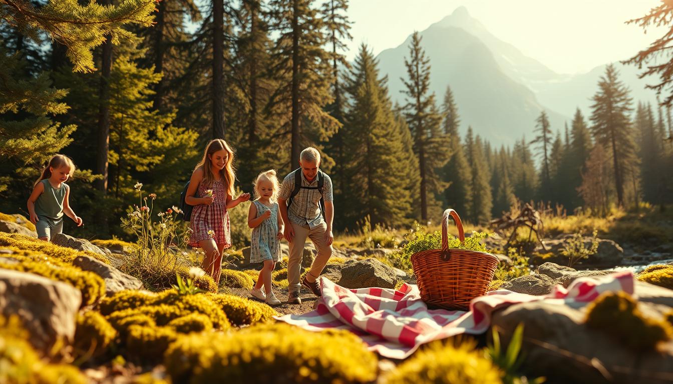 kurzurlaub mit kindern in der natur